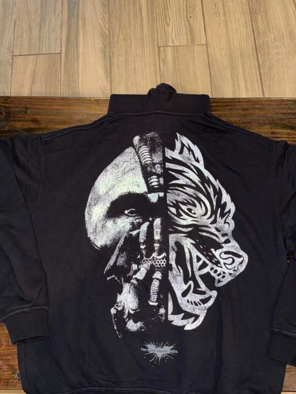 DarcSport x Batman collab, black Bane graphic hoodie